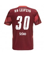 Moške Nogometnih dresov RB Leipzig Benjamin Sesko #30 Gostujoči 2024-25 Kratki rokavi